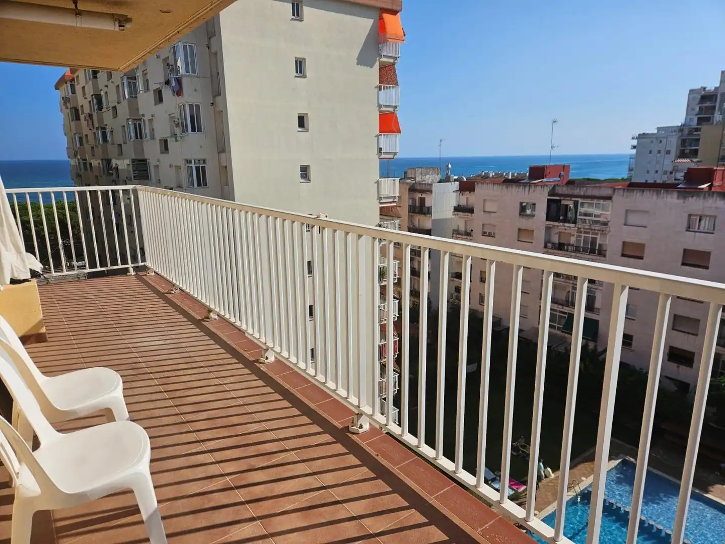 Terraza de Apartamento en venta en Malgrat de Mar con Calefacción y Piscina comunitaria