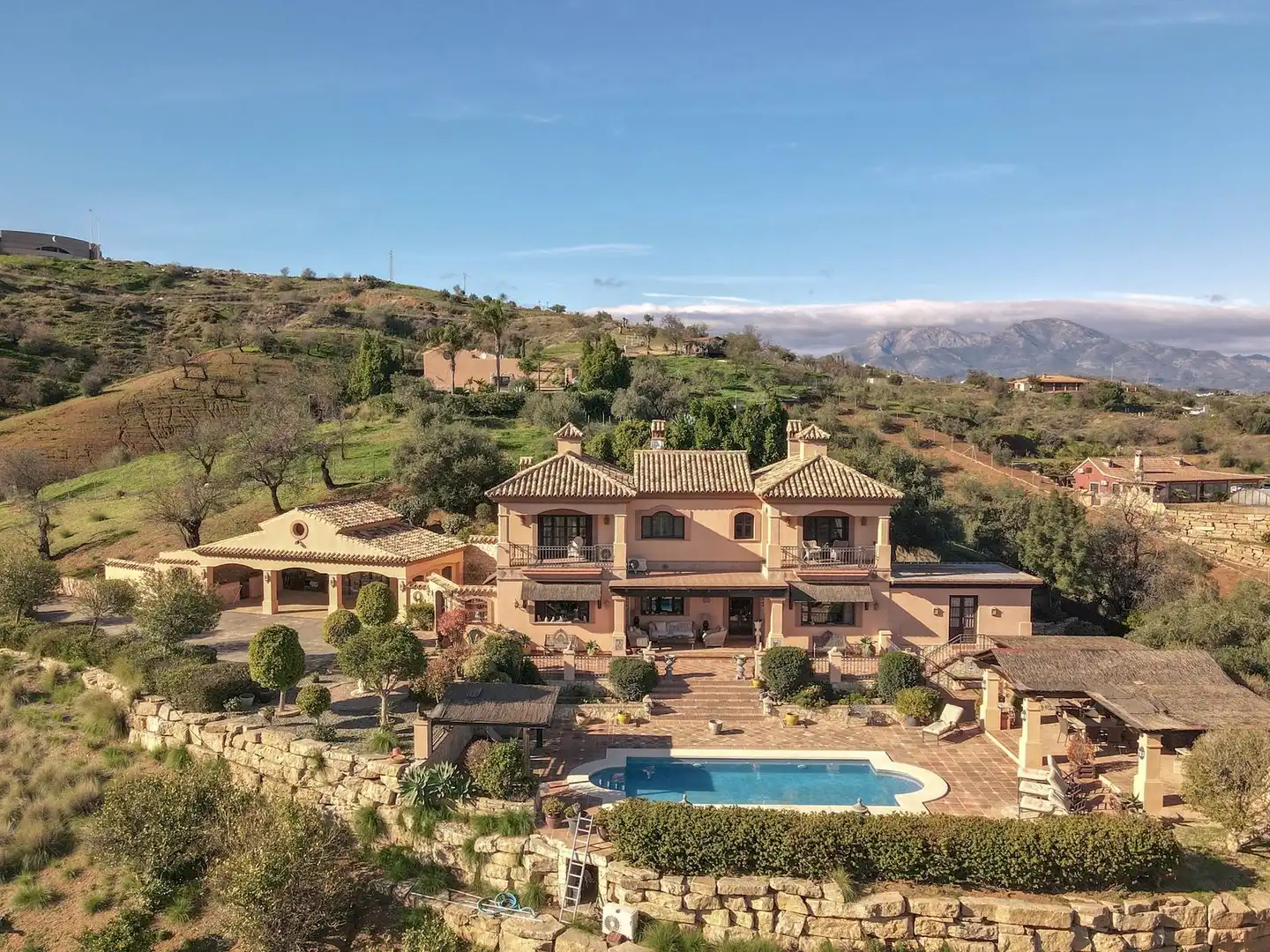 Vista exterior de Casa o chalet en venta en Monda con Aire acondicionado, Jardín privado y Trastero