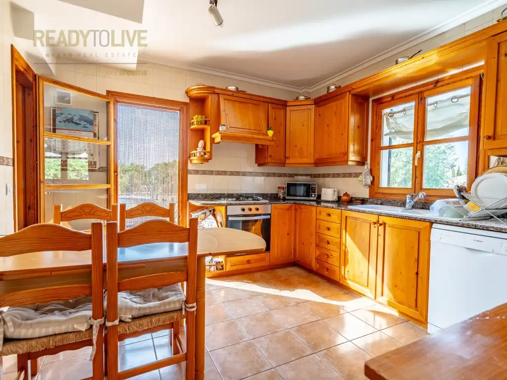 Cocina de Finca rústica en venta en Sa Pobla con Calefacción, Jardín privado y Balcón