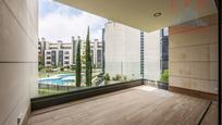 Terrace of Flat to rent in La Moraleja  with Air Conditioner, Heating and Parquet flooring