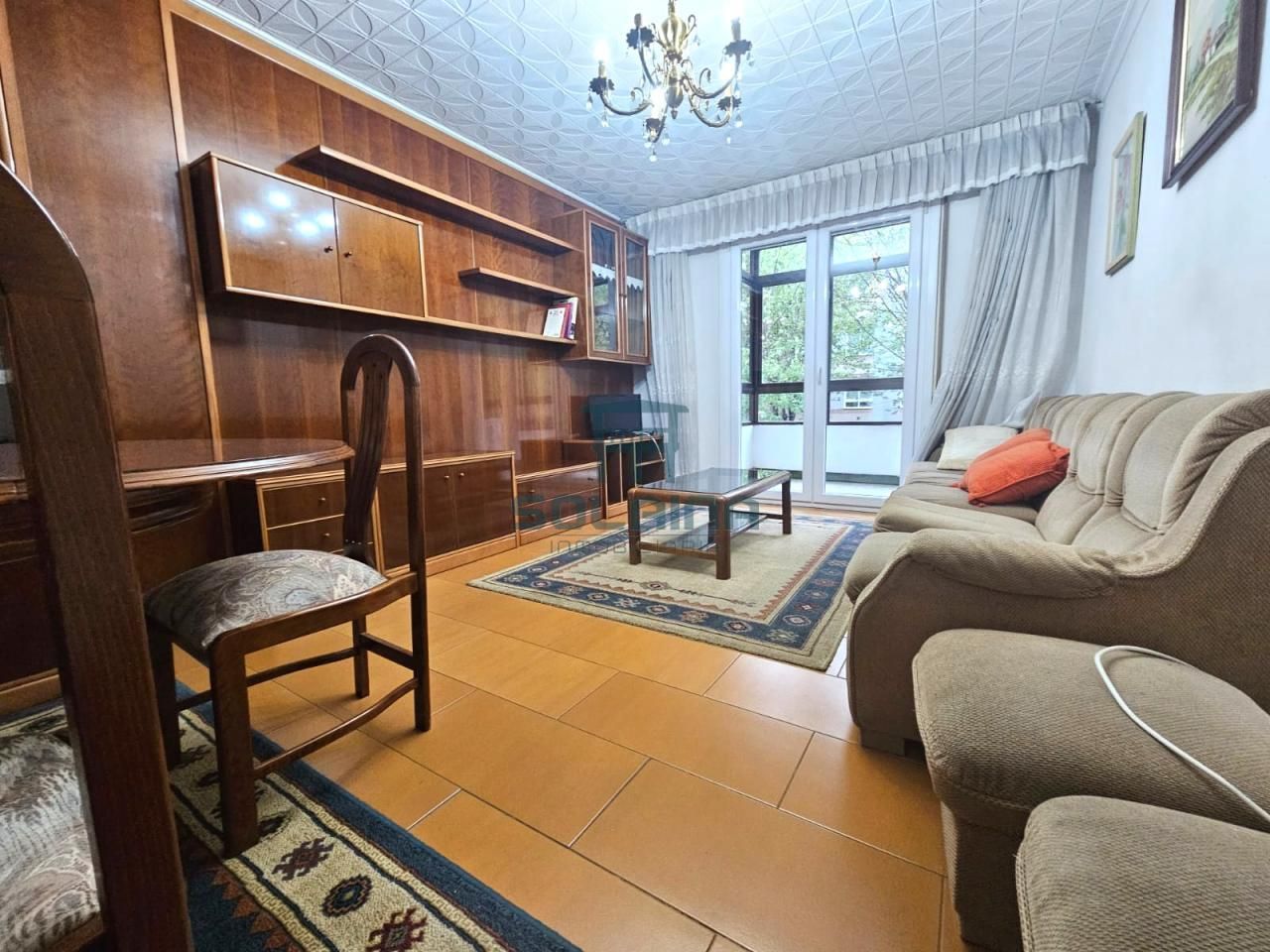 Living room of Flat to rent in Ourense Capital   with Heating, Terrace and Furnished