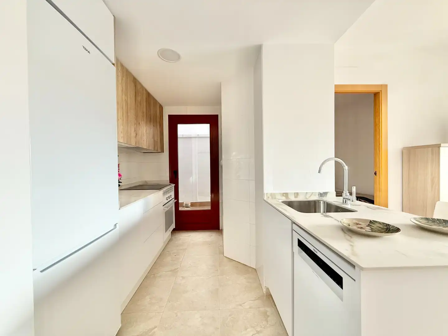 Küche von Wohnung zum Verkauf in Murcia mit Klimaanlage, Terrasse und Abstellraum