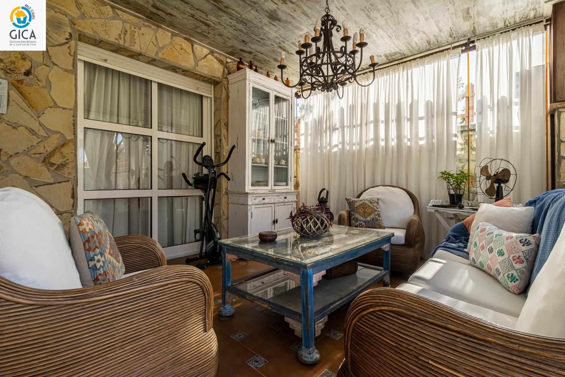 Terrace of Single-family semi-detached for sale in Jerez de la Frontera  with Air Conditioner, Private garden and Terrace