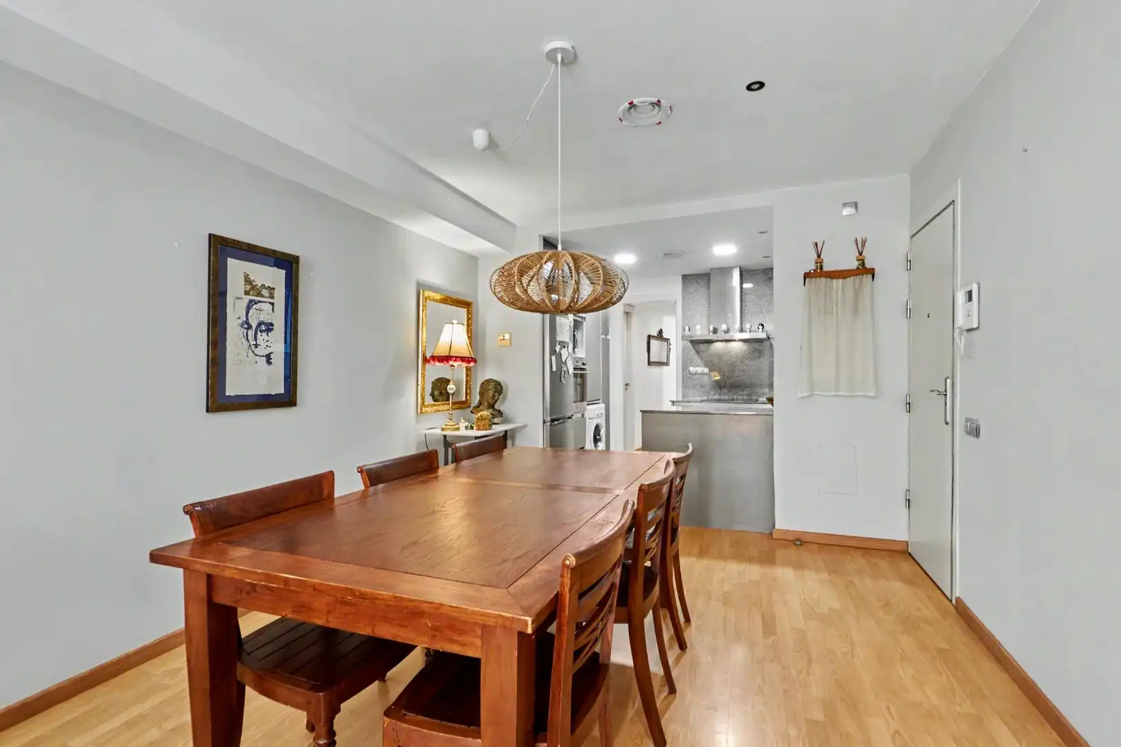 Dining room of Flat for sale in Barcelona  with Air Conditioner, Heating and Parquet flooring