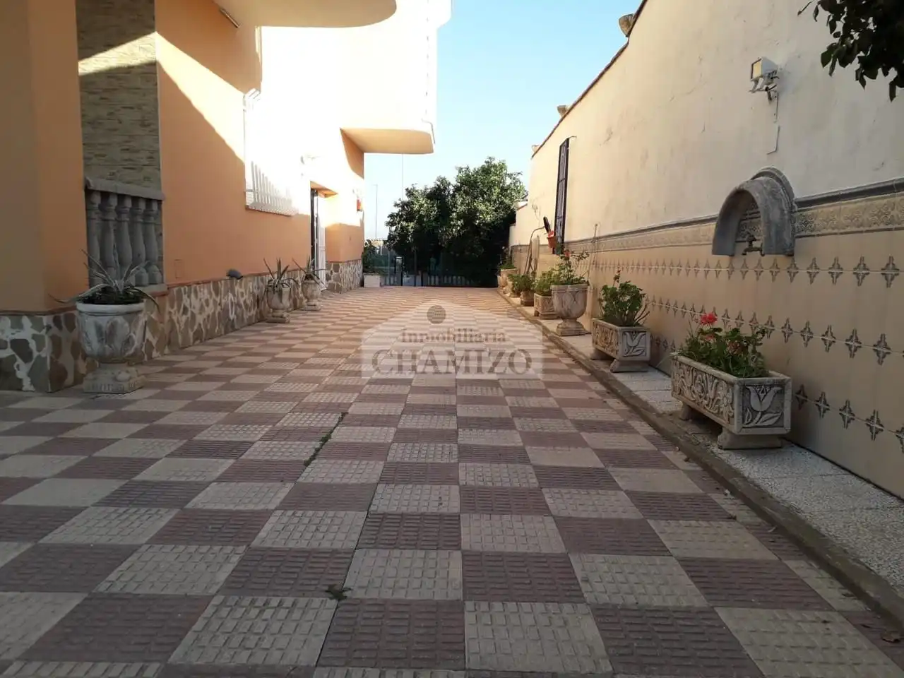 Terraza de Casa o chalet en venta en Villar de Rena con Aire acondicionado, Calefacción y Jardín privado