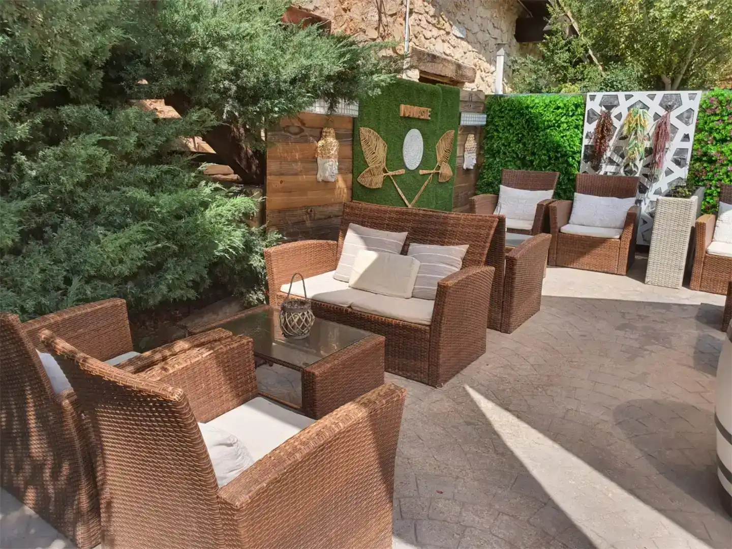 Terrasse von Country house zum Verkauf in Madrid mit Klimaanlage, Privatgarten und Parkett