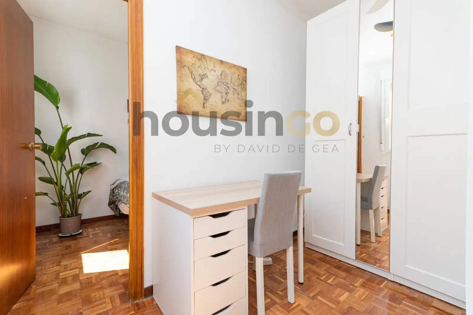 Habitación de Piso de alquiler en Madrid con Aire acondicionado, Calefacción y Parquet