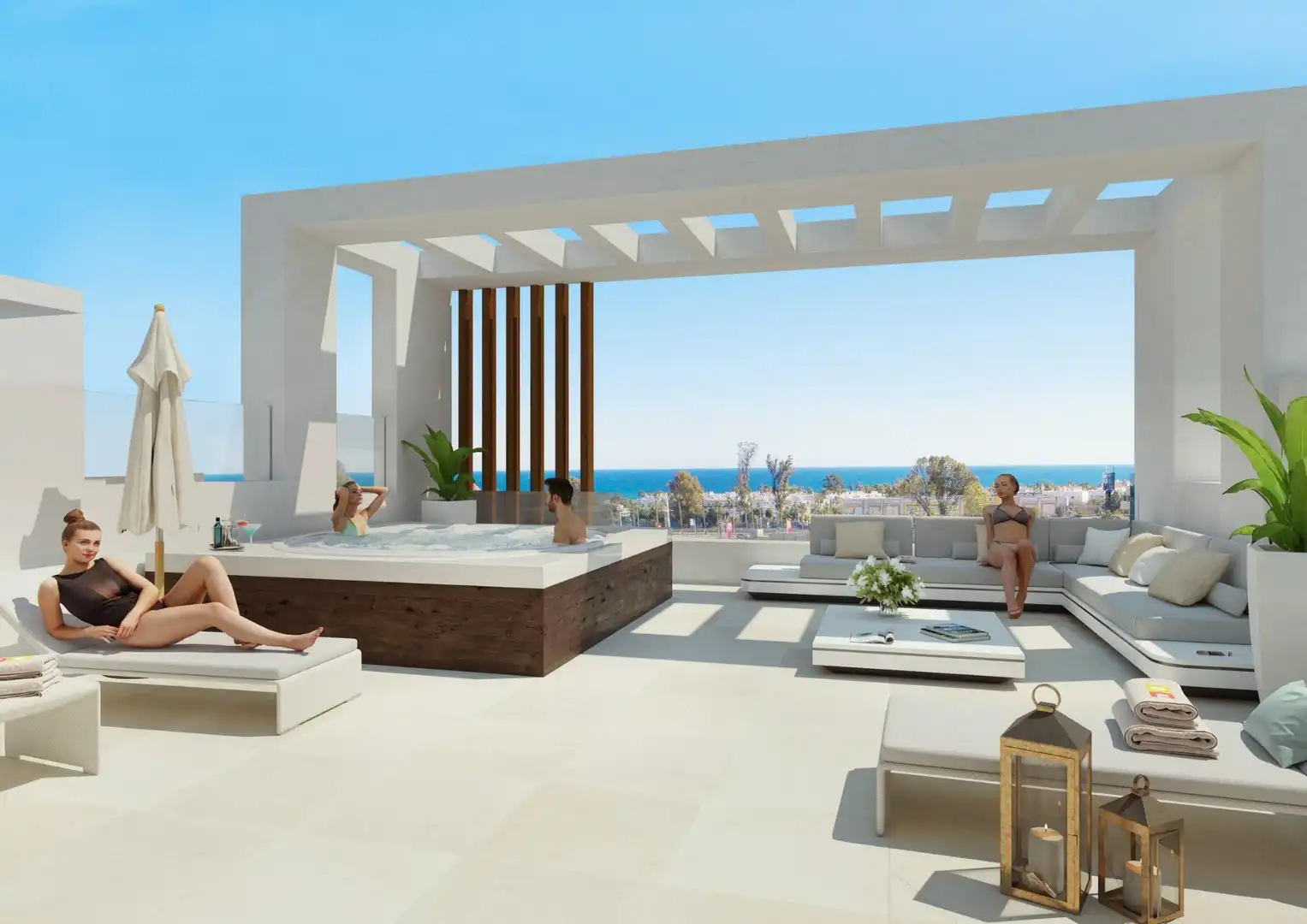 Wohnung mit Pool zum Verkauf in El Faro de Calaburra - Chaparral, imagen 6