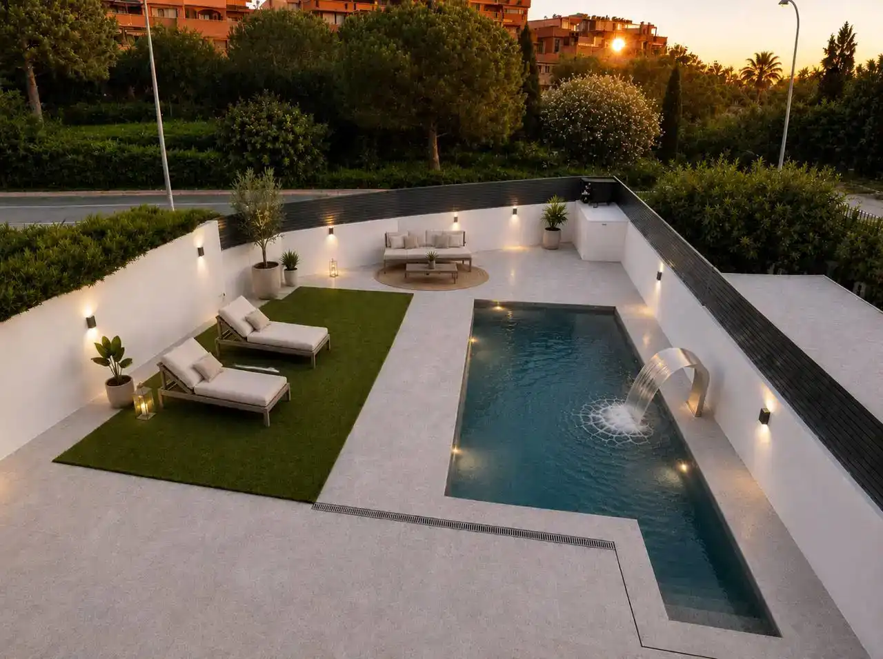 Terrace of Houses for sale in Marbella  with Air Conditioner, Swimming Pool and Balcony