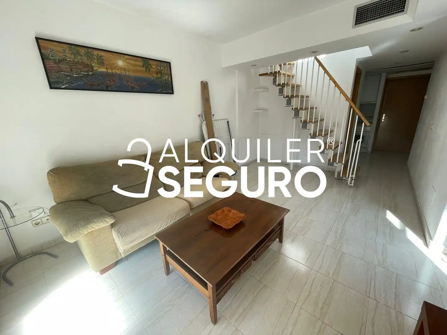 Sala d'estar de Pis de lloguer en Madrid amb Aire condicionat, Calefacció i Terrassa