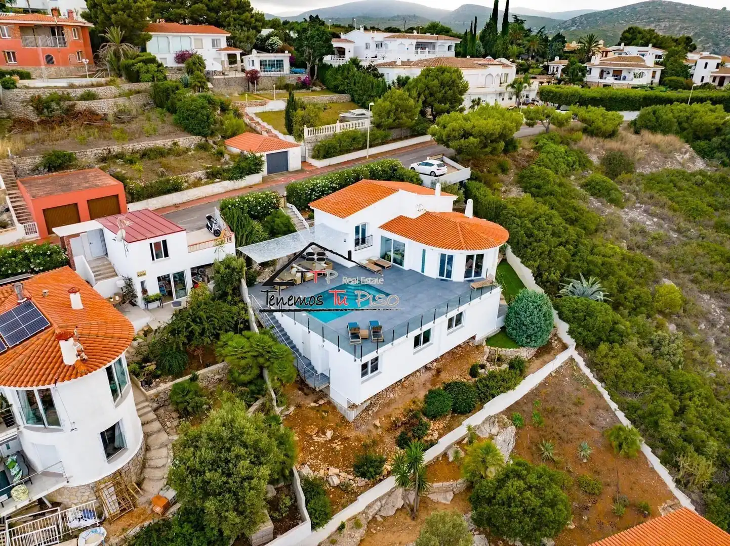 Vista exterior de Casa o xalet en venda en Peñíscola / Peníscola amb Aire condicionat, Calefacció i Jardí privat