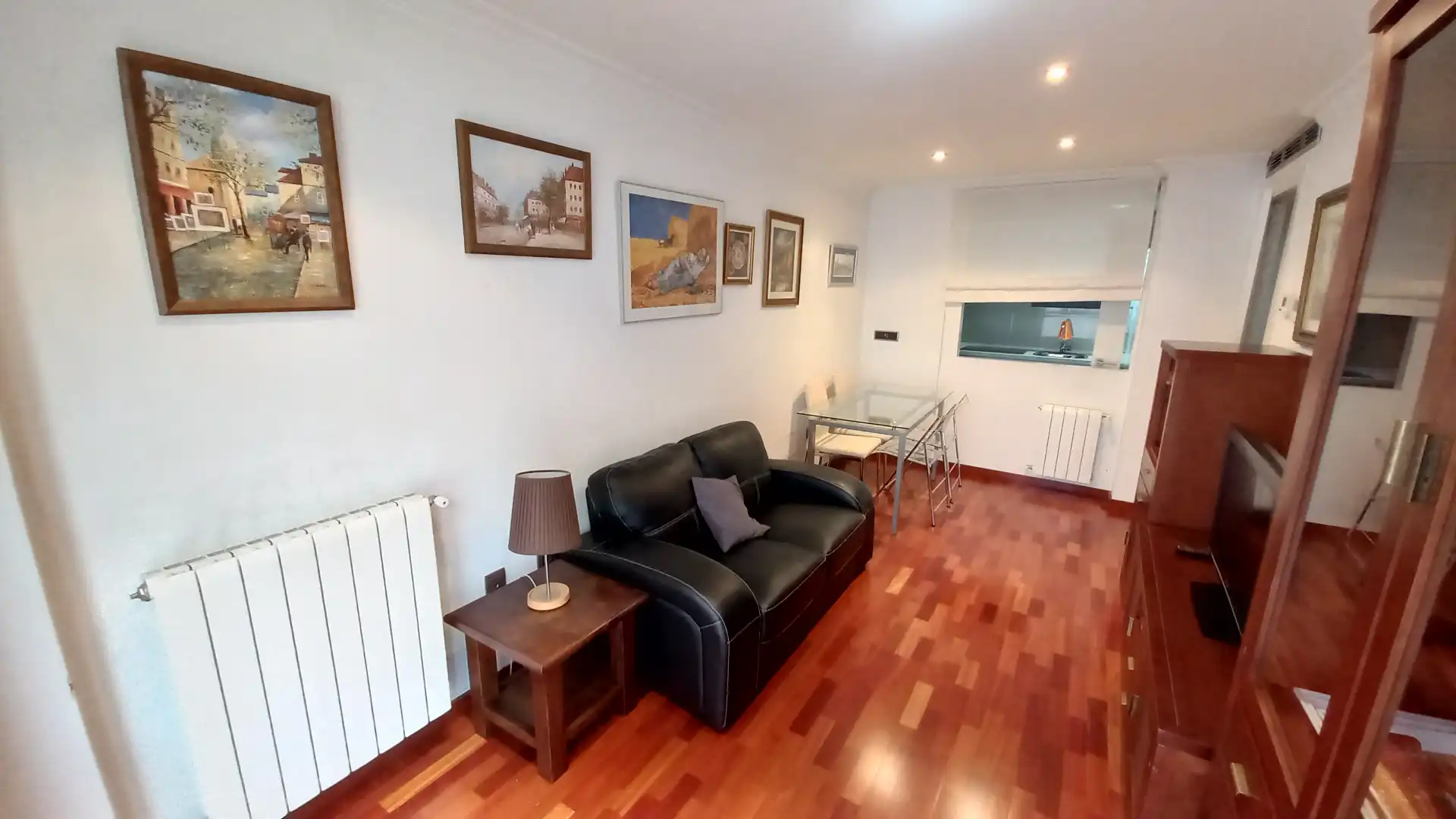 Sala de estar de Apartamento de alquiler en Albacete con Aire acondicionado, Calefacción y Parquet