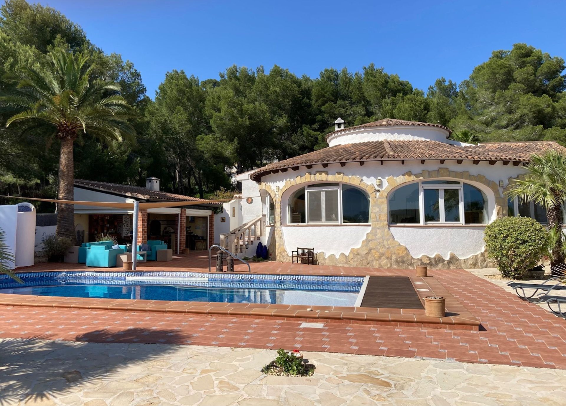 Jardí de Casa o xalet en venda en Calpe / Calp amb Aire condicionat, Traster i Piscina