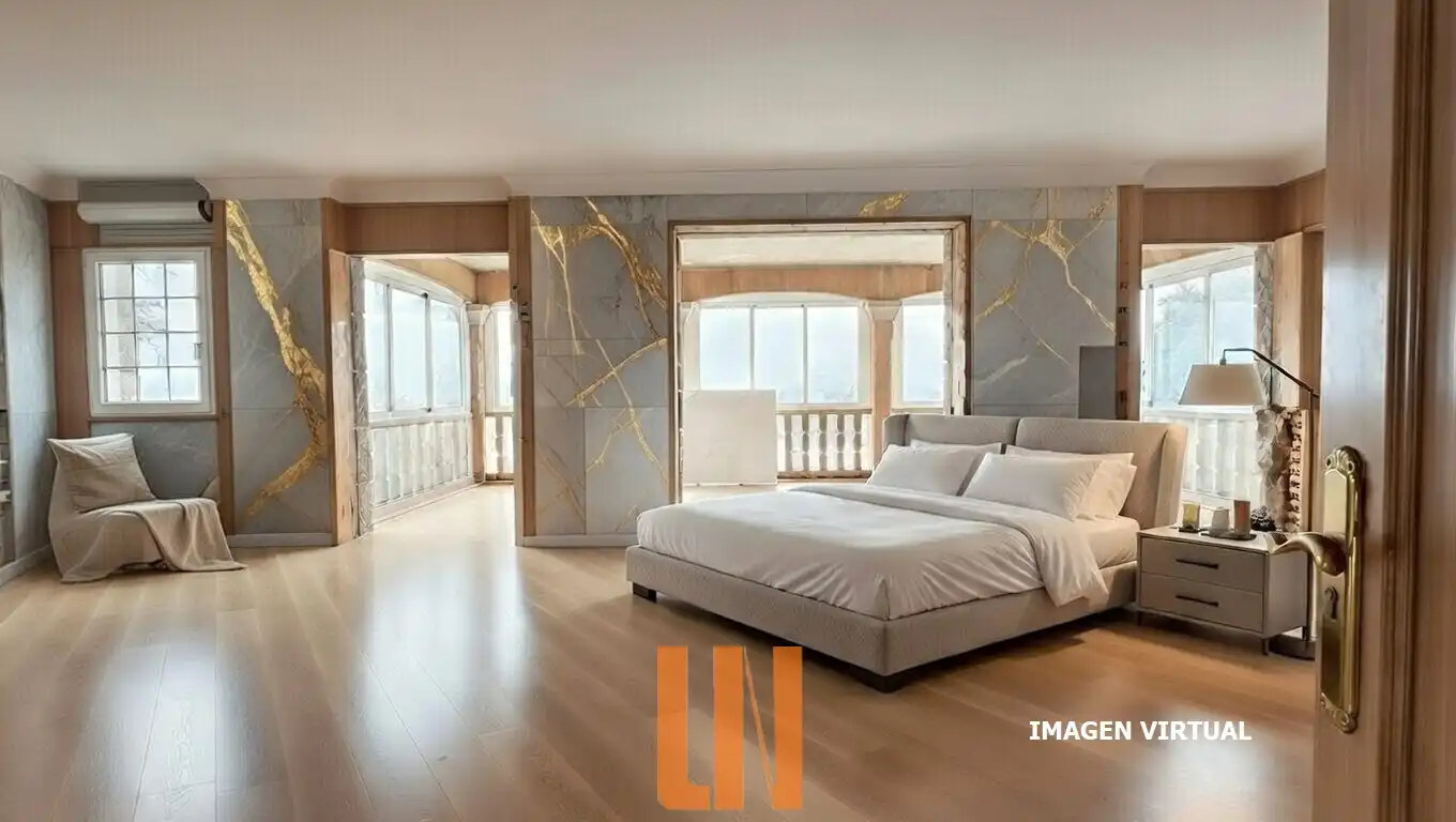 Habitación de Casa o chalet en venta en A Coruña Capital  con Calefacción, Jardín privado y Parquet