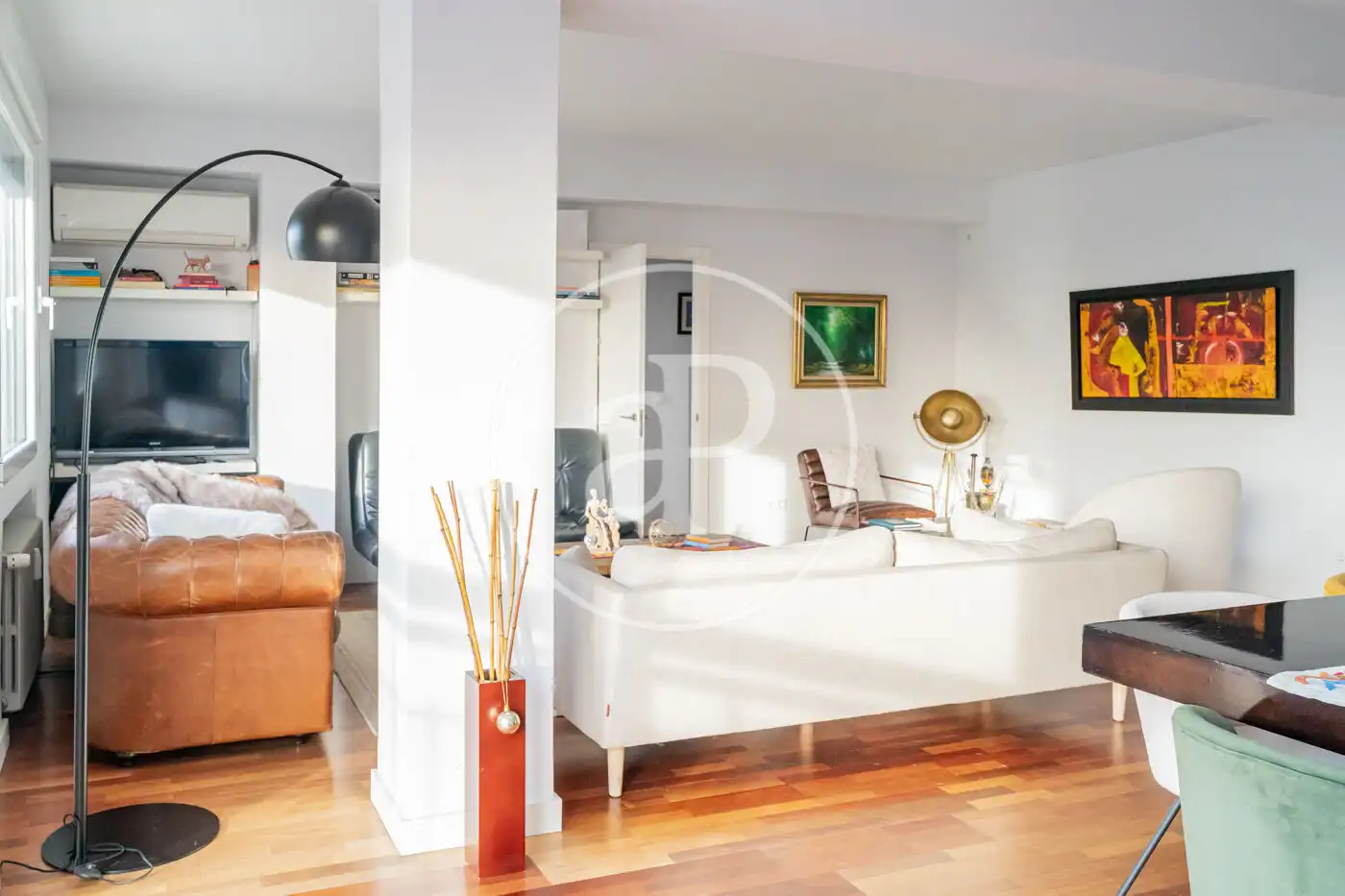 Wohnzimmer von Wohnung zum Verkauf in Madrid mit Klimaanlage und Heizung
