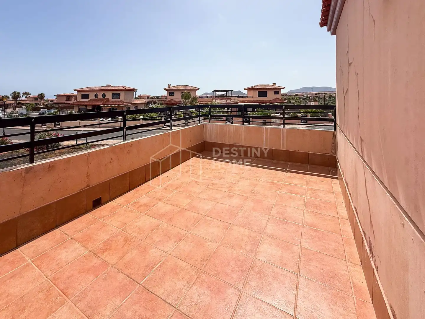 Terrassa de Casa o xalet de lloguer en La Oliva amb Jardí privat, Terrassa i Piscina comunitària