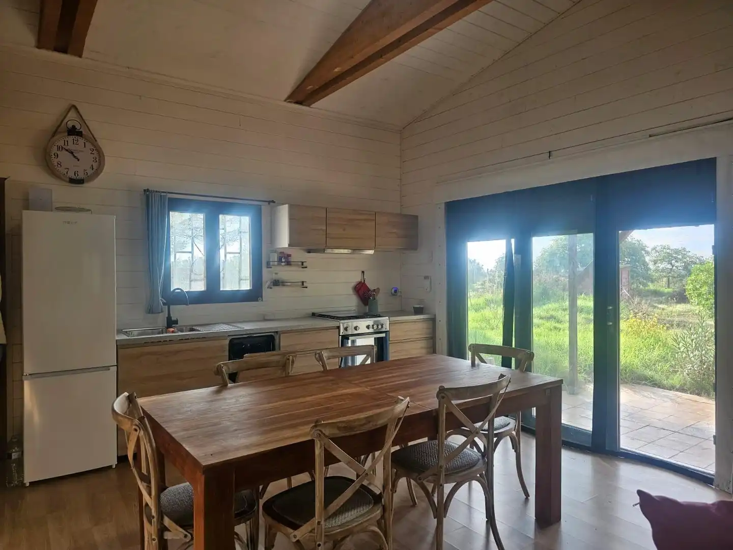 Cuina de Finca rústica en venda en Amposta amb Jardí privat, Terrassa i Moblat