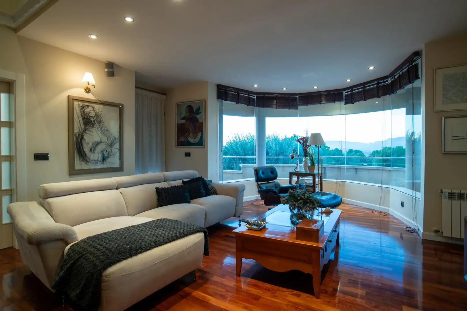 Sala de estar de Casa o chalet en venta en Molina de Segura con Calefacción, Jardín privado y Parquet