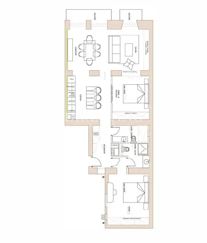 Wohnung mit Terrasse zum Verkauf in Barrio de Salamanca, imagen 24