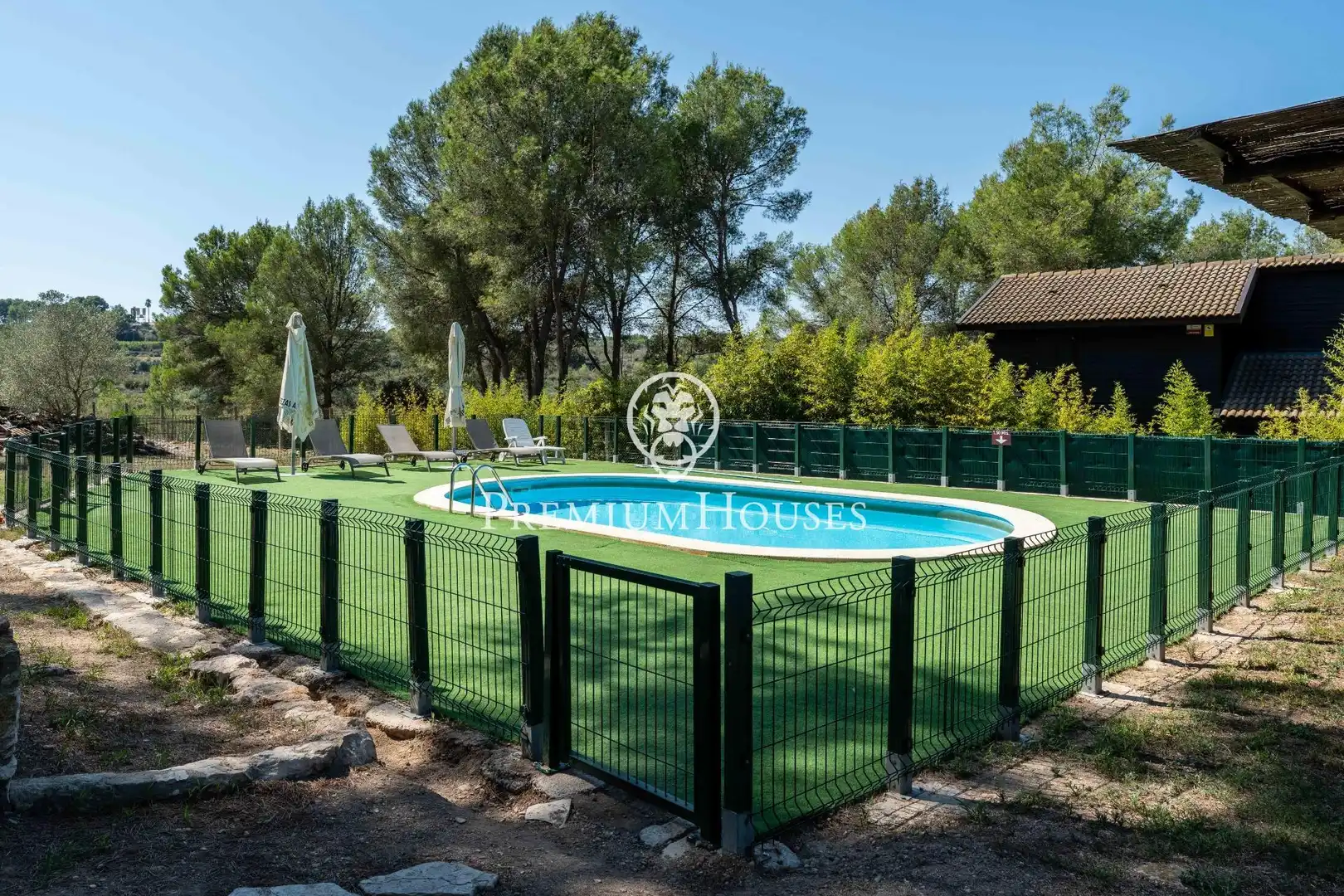 Swimming pool of Country homes for sale in El Catllar   with Heating, Private garden and Terrace