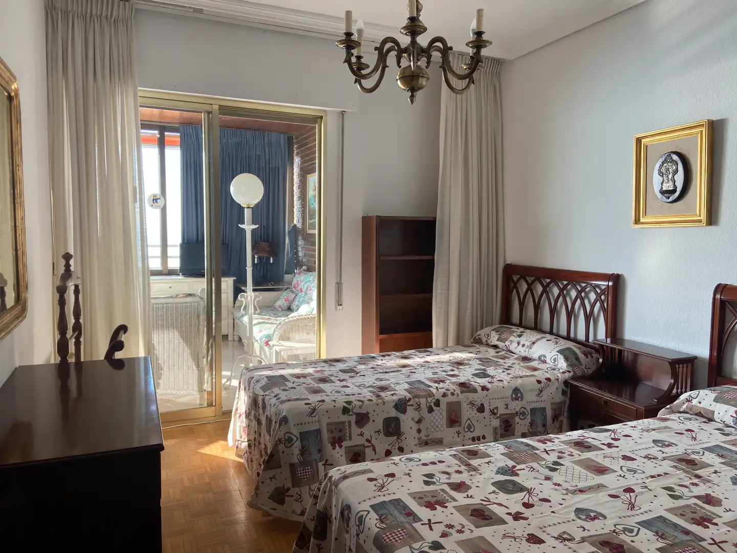 Bedroom of Flat for rent in Benidorm  with Heating, Parquet flooring and Terrace