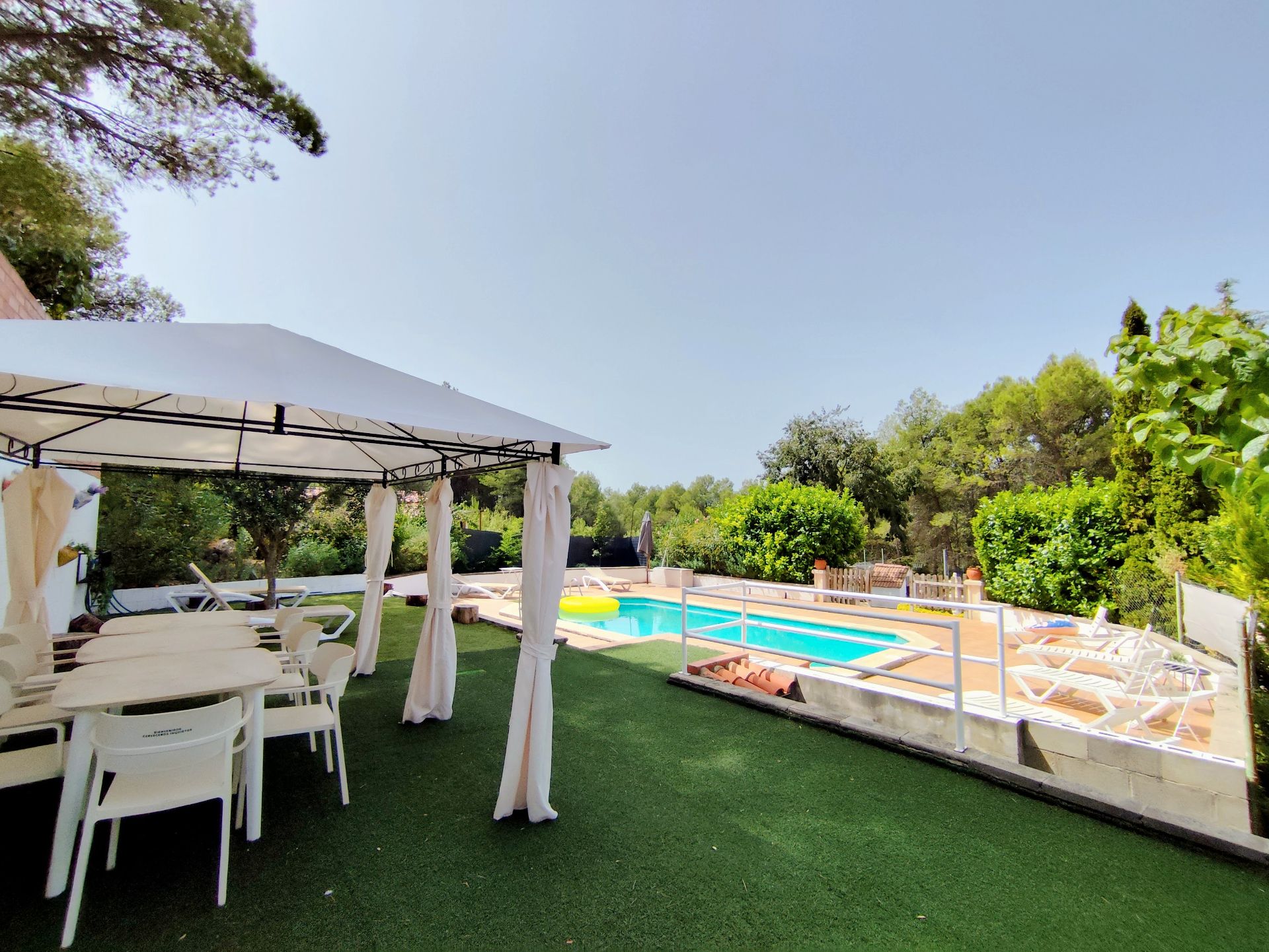 Swimming pool of House or chalet for sale in Pontils  with Air Conditioner, Heating and Private garden