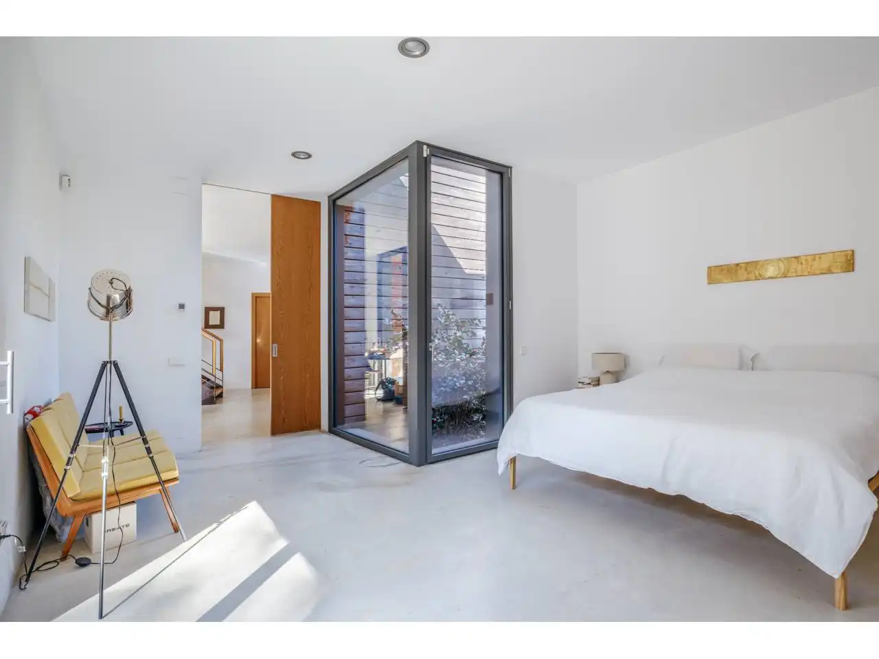 Schlafzimmer von Haus oder Chalet zum Verkauf in Matadepera mit Klimaanlage, Heizung und Privatgarten