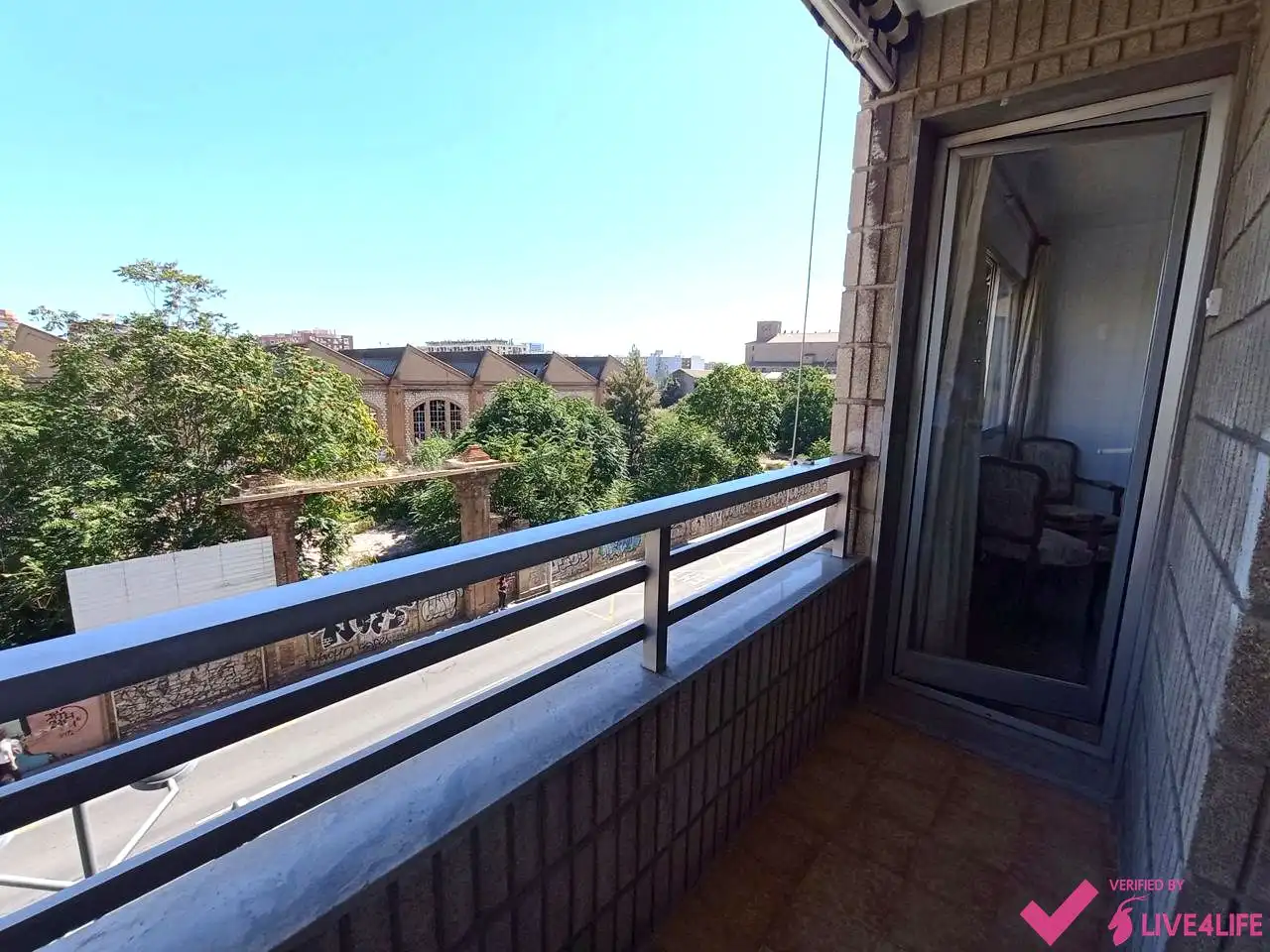 Terraza de Piso de alquiler en Valencia con Aire acondicionado, Terraza y Amueblado