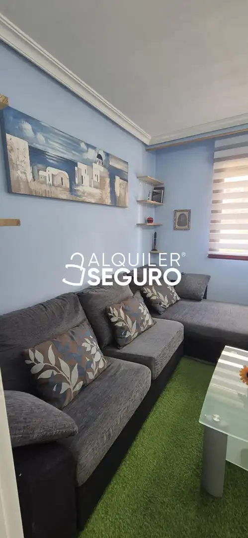 Sala de estar de Loft de alquiler en Oviedo  con Amueblado