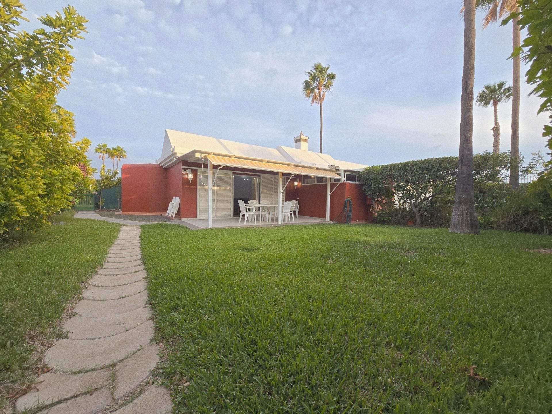 Garden of House or chalet to rent in San Bartolomé de Tirajana  with Air Conditioner, Private garden and Terrace