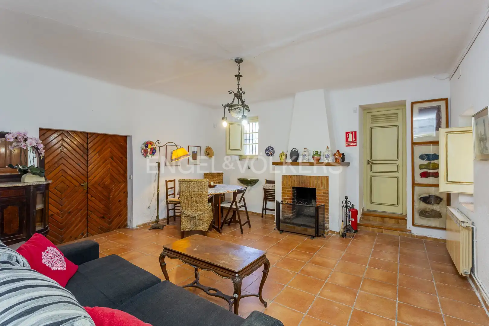 Sala de estar de Finca rústica en venta en Sant Quintí de Mediona con Calefacción, Jardín privado y Trastero