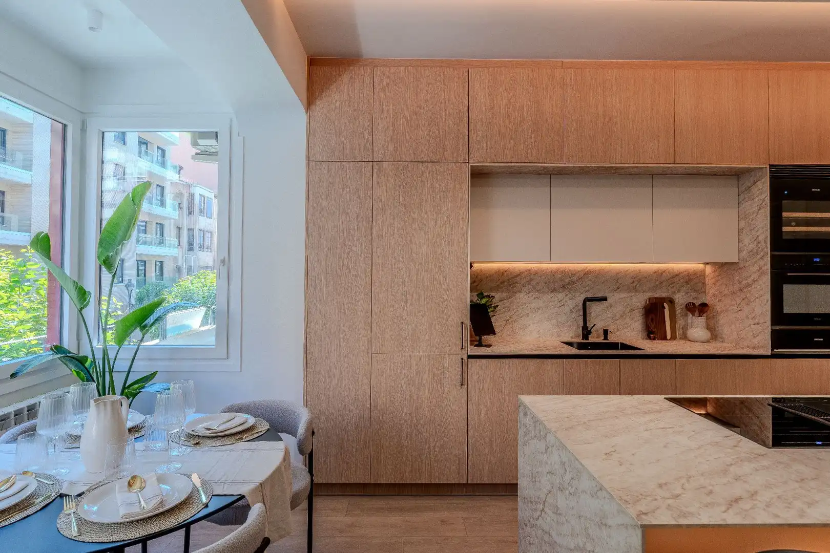 Kitchen of Flat for sale in  Logroño  with Air Conditioner, Heating and Terrace