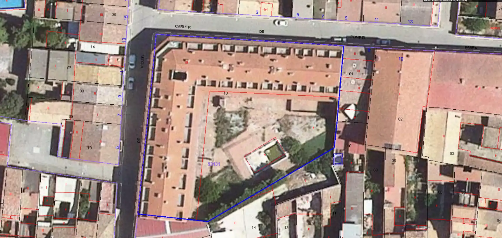 Vista exterior de Edifici en venda en Bell-lloc d'Urgell