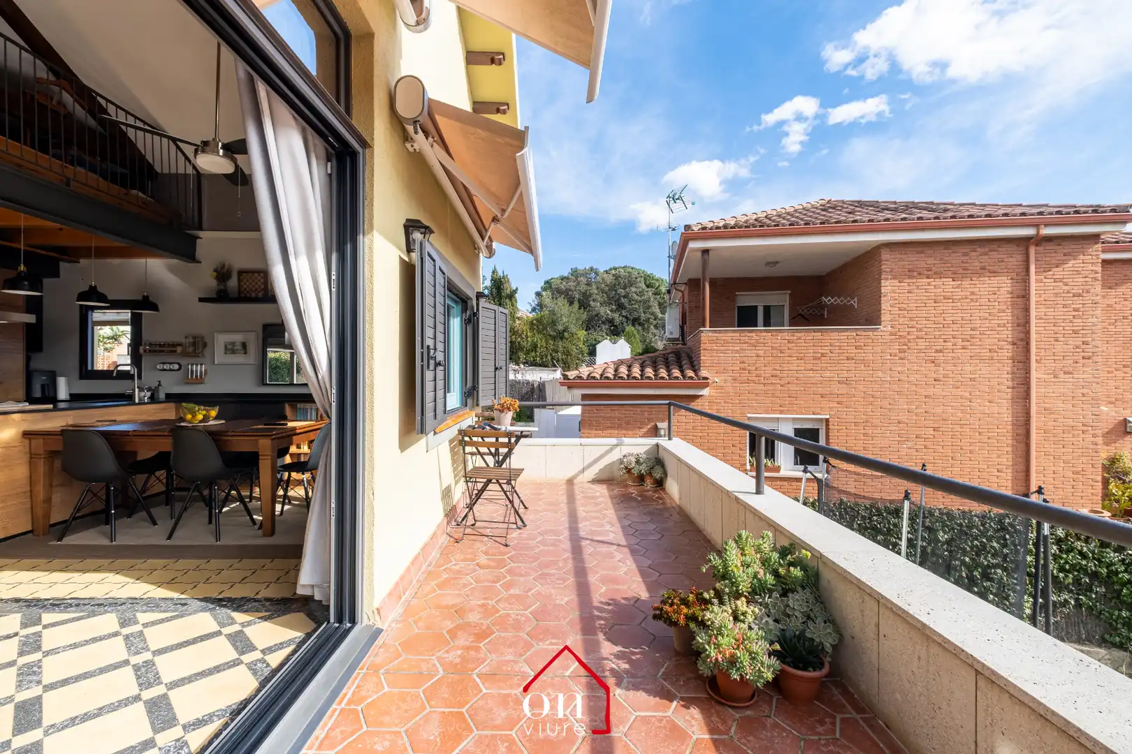 Terrace of Houses for sale in Sant Cugat del Vallès  with Air Conditioner, Heating and Private garden