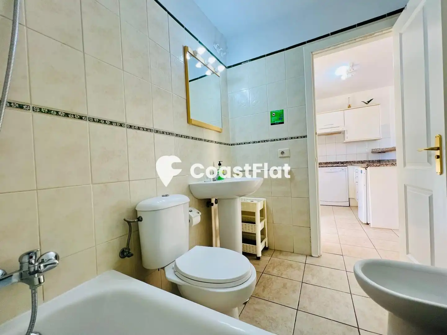 Baño de Apartamento en venta en Santiago del Teide con Aire acondicionado, Calefacción y Terraza