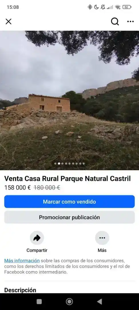 Finca rústica en venda en Castril