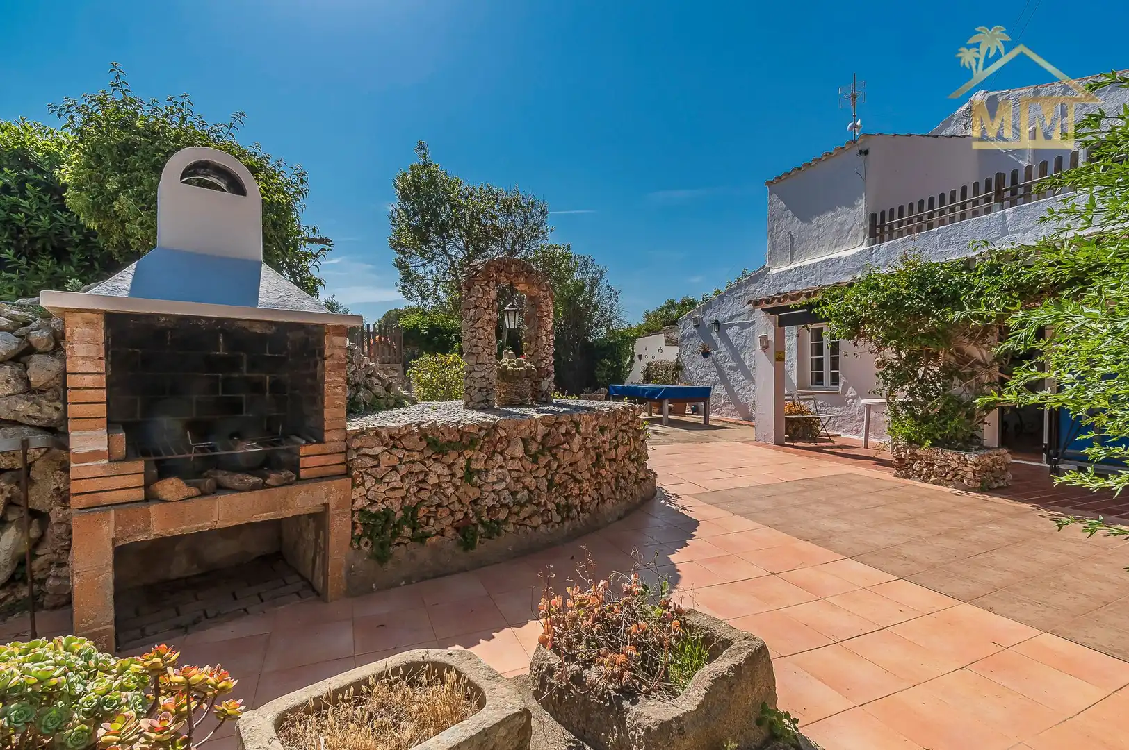 Jardín de Casa o chalet en venta en Es Castell con Aire acondicionado, Calefacción y Jardín privado