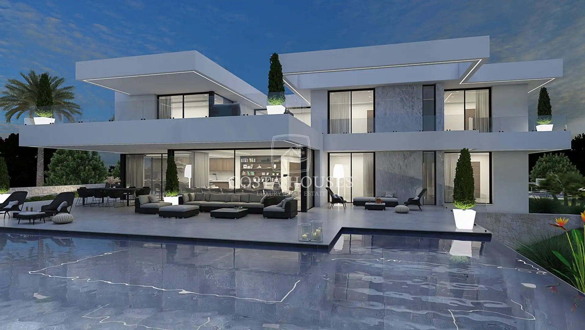 Exterior view of Houses for sale in Dénia  with Air Conditioner, Private garden and Terrace