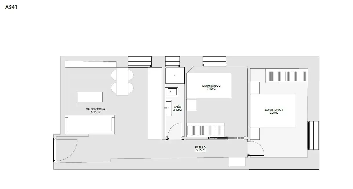 2 hab, 57m² en Pueblo Nuevo, Ciudad Lineal, Madrid - Image 3