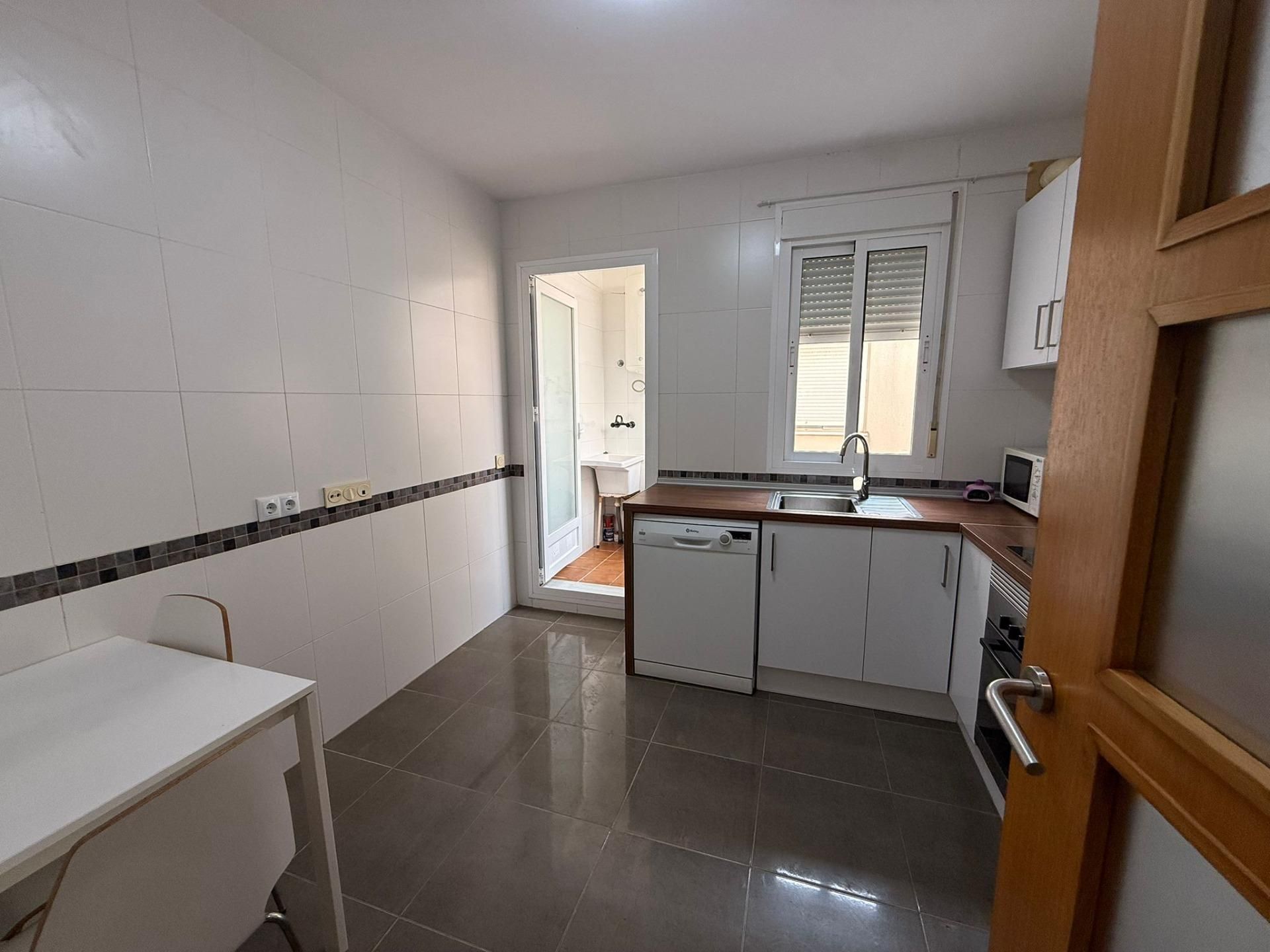 Kitchen of Flat to rent in Roquetas de Mar  with Air Conditioner and Terrace