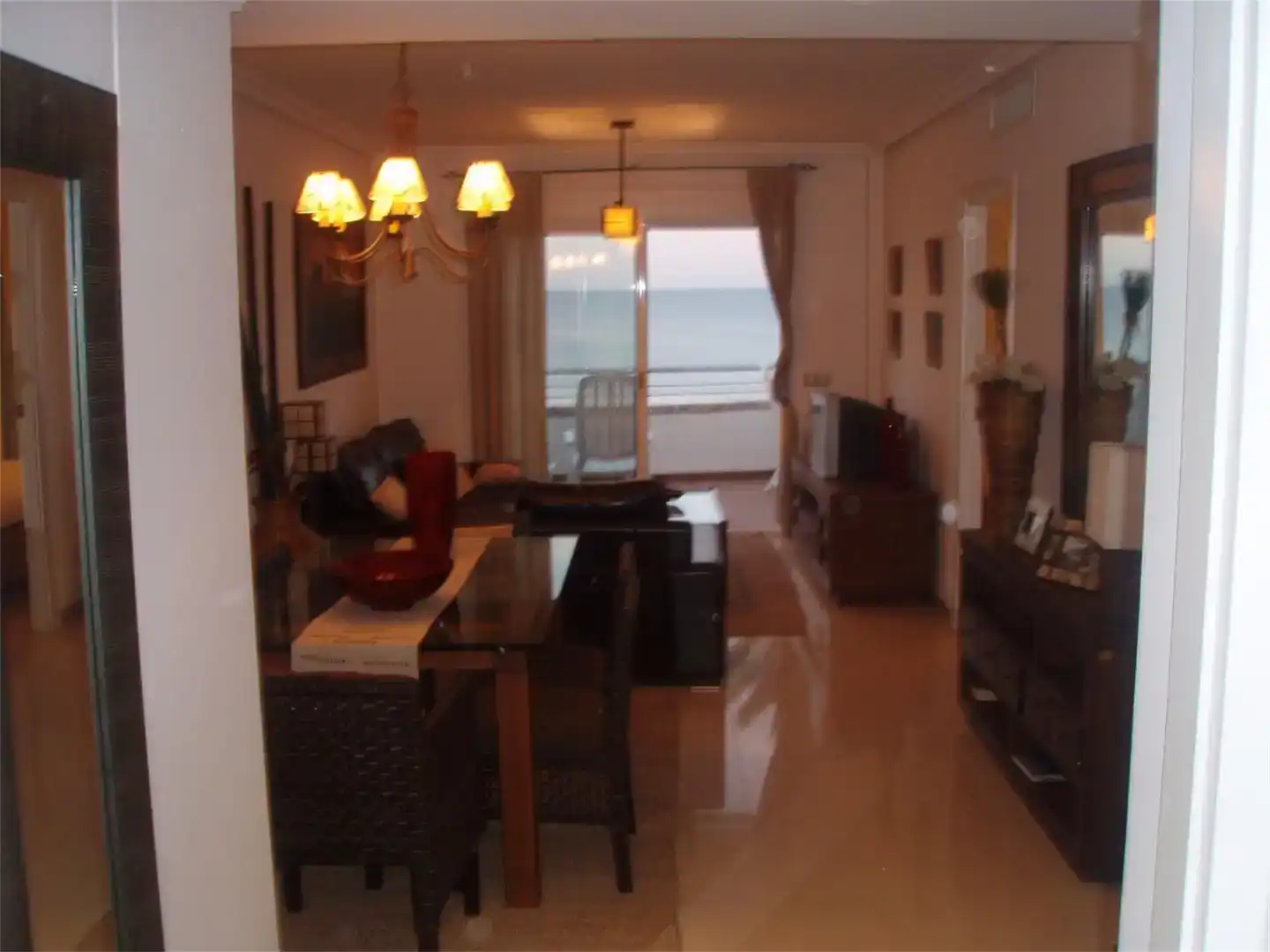 Wohnzimmer von Wohnungen zur Miete in Dénia mit Klimaanlage, Schwimmbad und Balkon