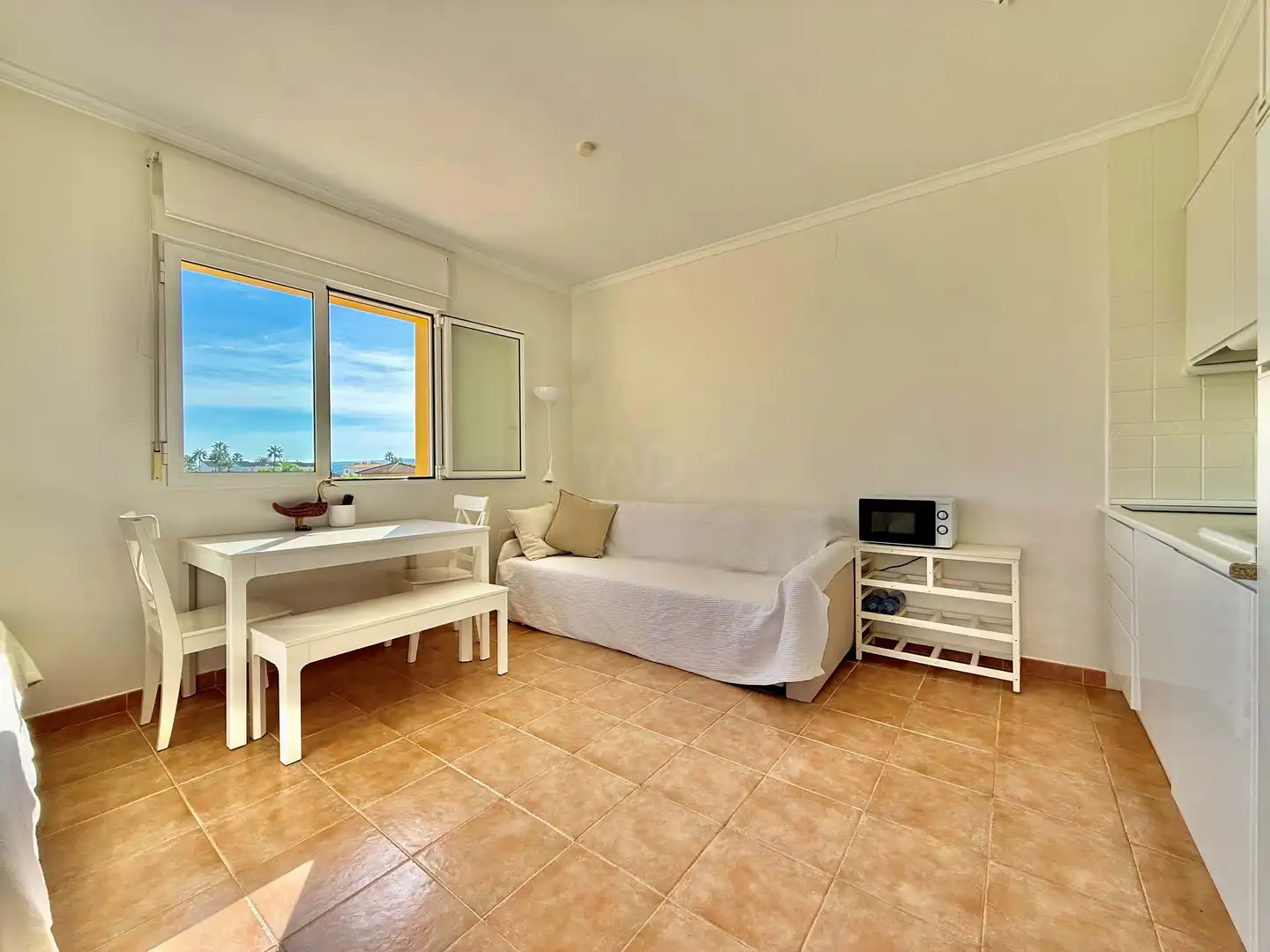 Sala de estar de Casa o chalet en venta en Dénia con Aire acondicionado, Terraza y Piscina