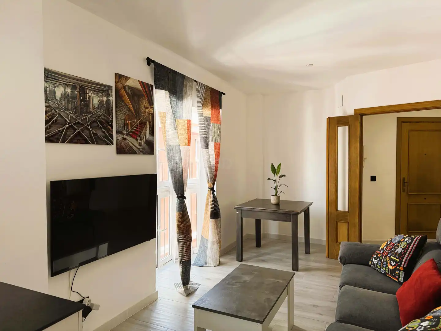 Wohnzimmer von Dachboden zum Verkauf in Chiclana de la Frontera mit Klimaanlage, Heizung und Terrasse