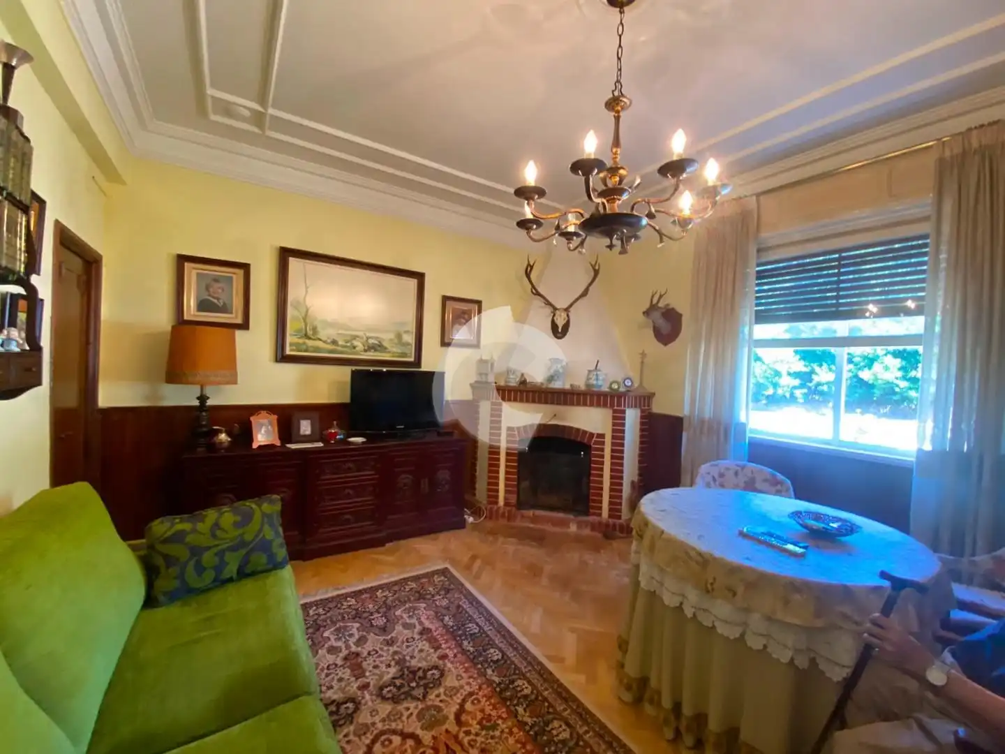 Sala d'estar de Casa adosada en venda en Esgos amb Jardí privat