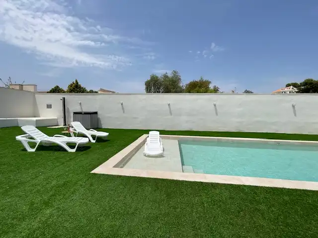 Swimming pool of Houses for rent in Alicante / Alacant  with Air Conditioner, Heating and Private garden