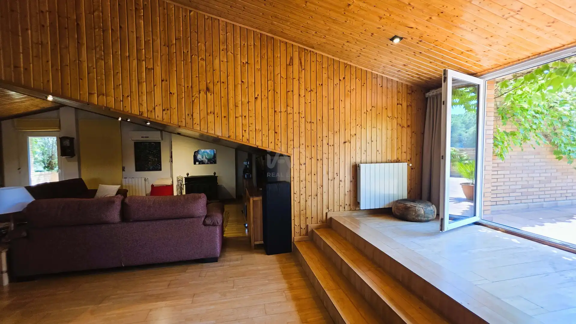 Sala de estar de Casa o chalet en venta en Sant Cugat del Vallès con Aire acondicionado, Calefacción y Terraza