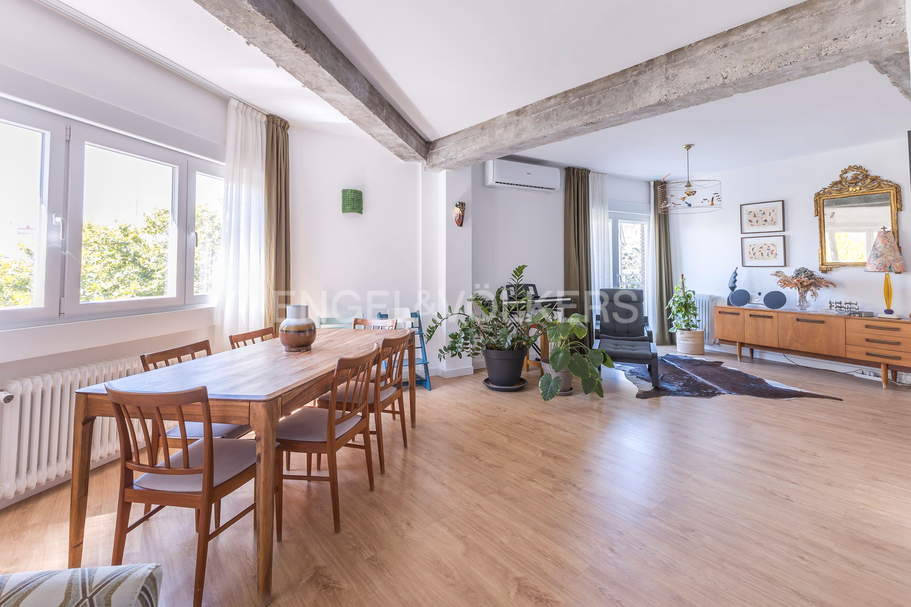Sala de estar de Apartamento en venta en  Madrid Capital con Aire acondicionado, Calefacción y Terraza