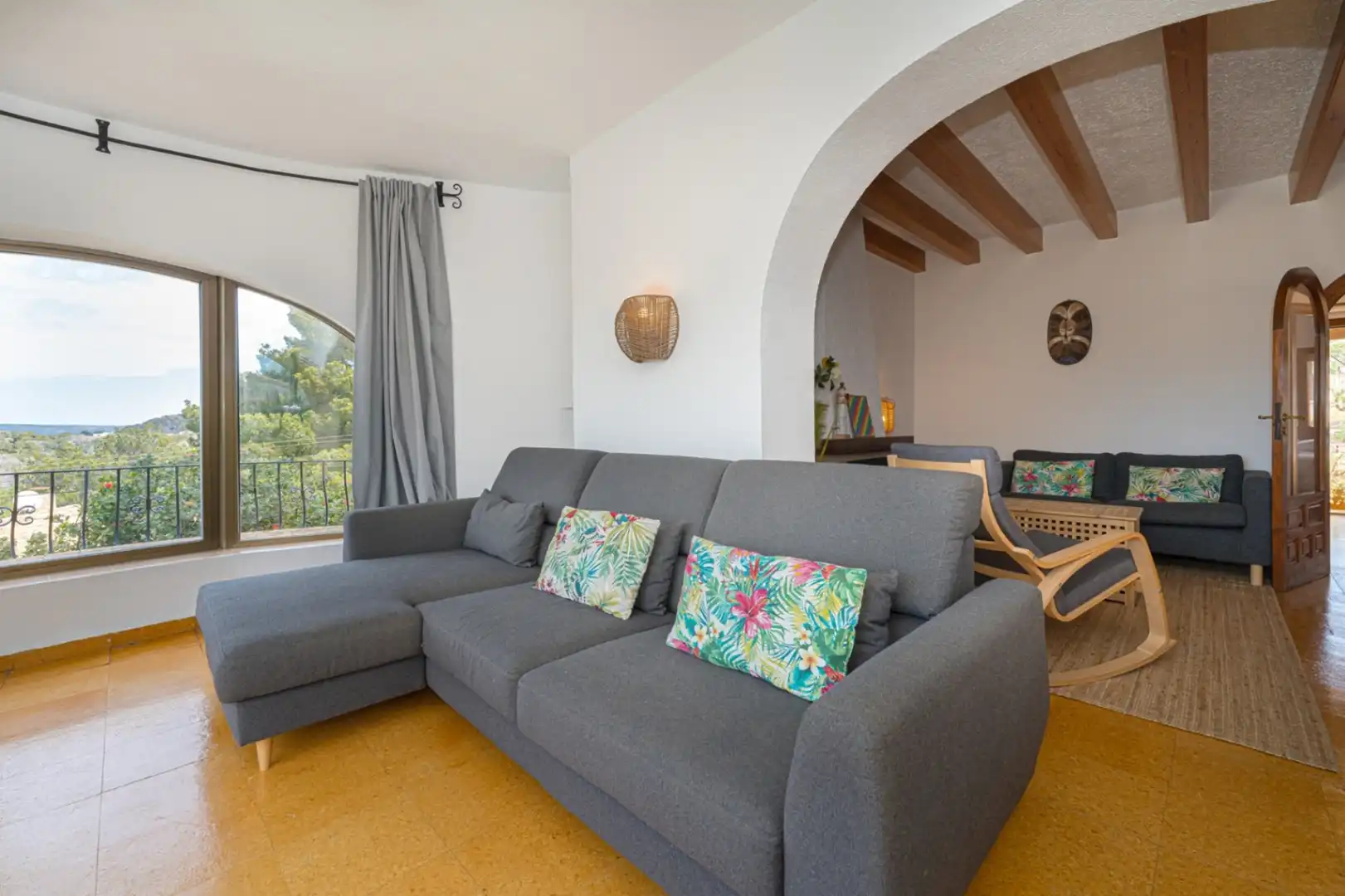 Sala d'estar de Casa o xalet en venda en Jávea / Xàbia amb Aire condicionat, Calefacció i Jardí privat