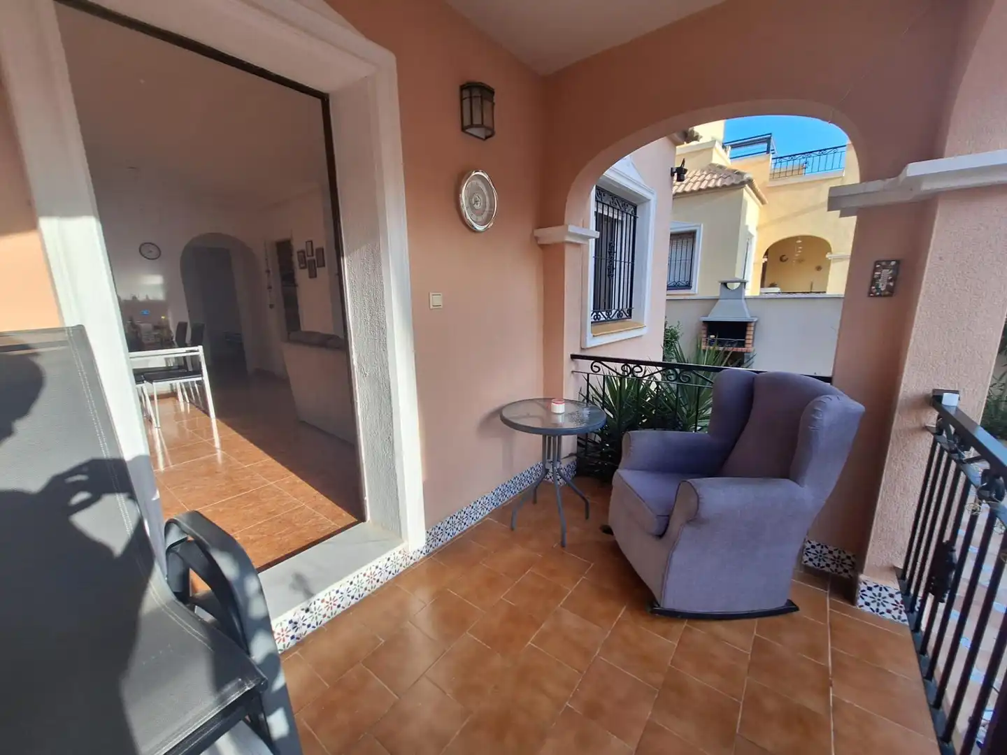 Terrace of Detached homes for rent in Orihuela  with Air Conditioner, Heating and Private garden