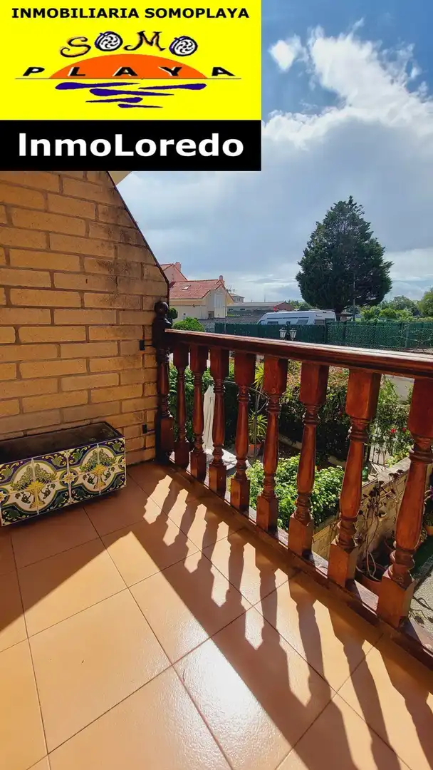 Terrassa de Casa o xalet en venda en Ribamontán al Mar amb Calefacció i Jardí privat